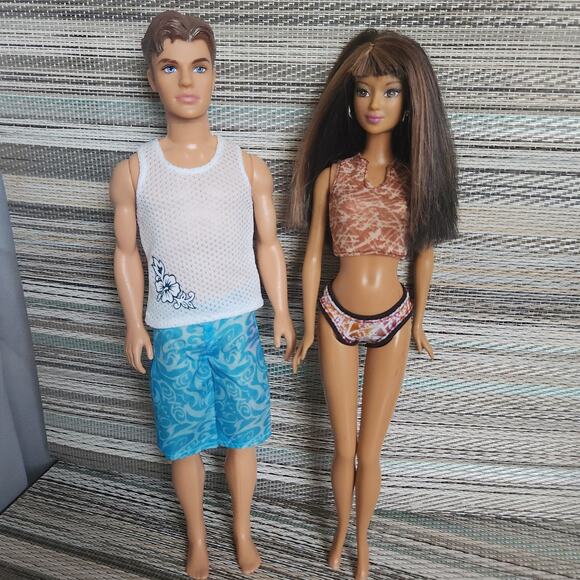 Vintage barbie cali girl Lea and cali ken dressed - Picture 2 of 8